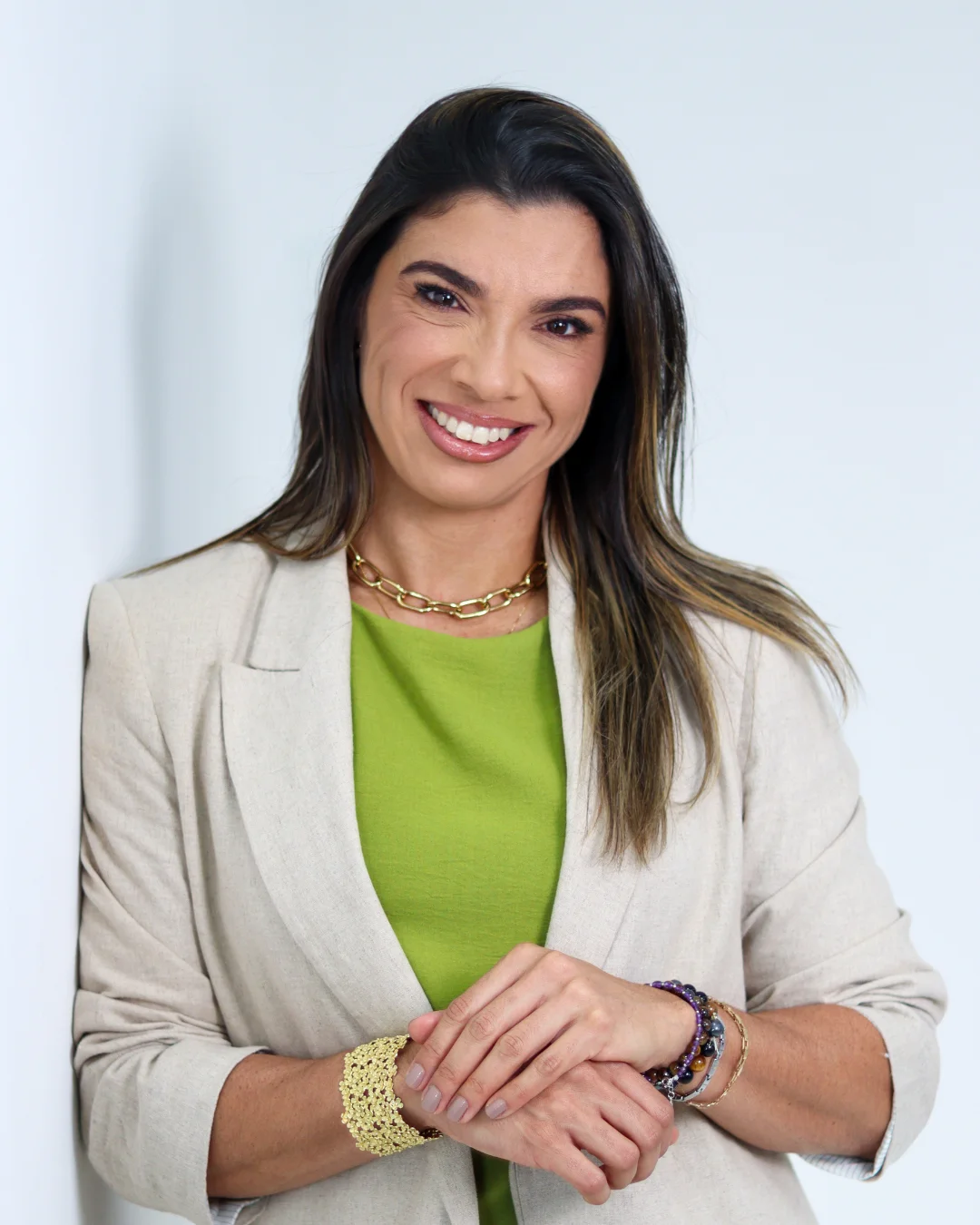 Retrato profissional de Silvana Leite Negromonte Barreto, fisioterapeuta e diretora técnica da Vivace