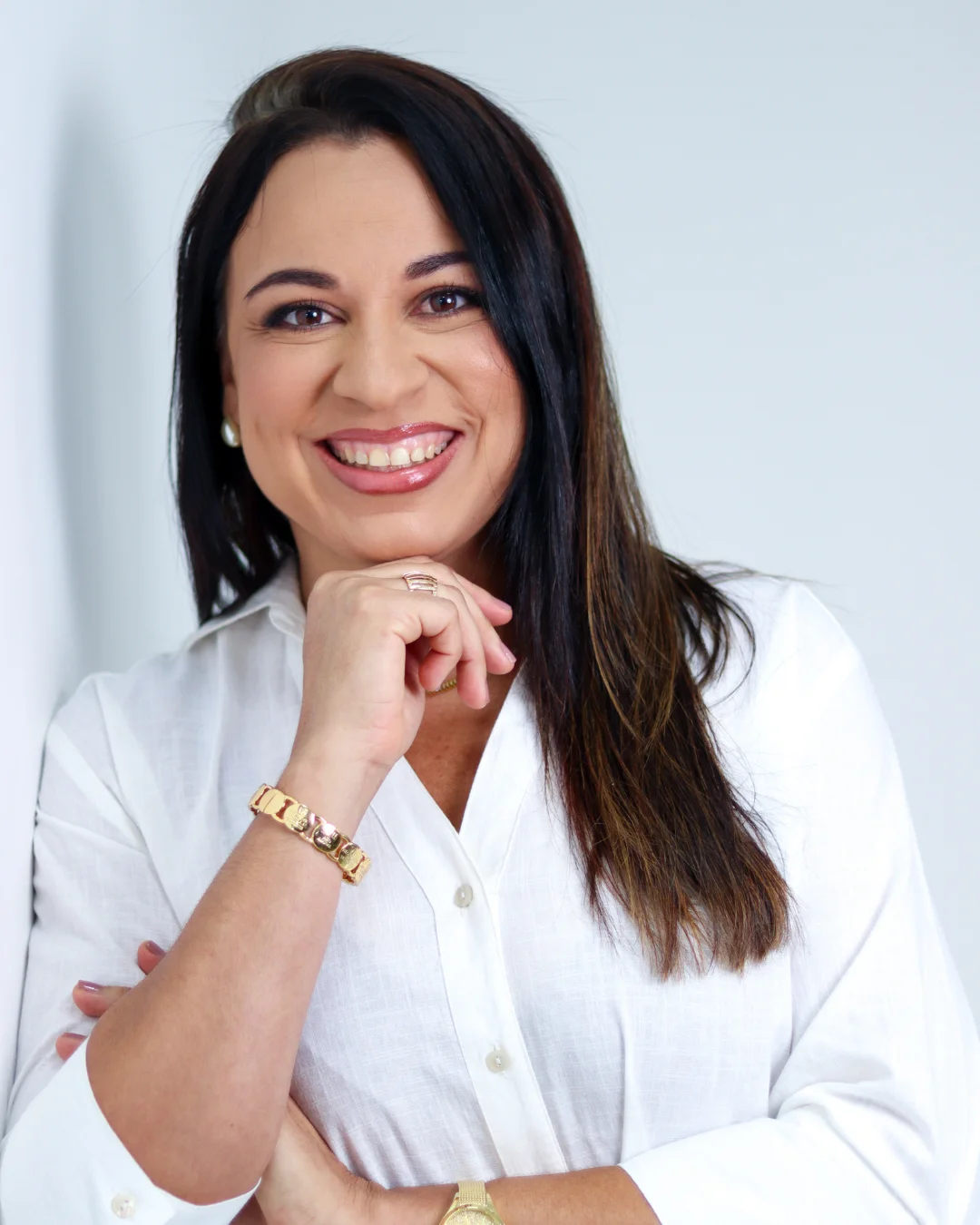 Retrato profissional de Vanessa Uchôa de Carvalho, fisioterapeuta e diretora técnica da Vivace